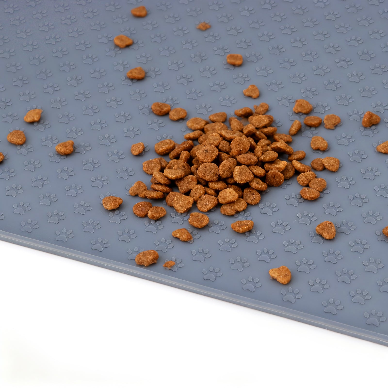 Non-Slip Dog Feeder Mat with Raised Edges