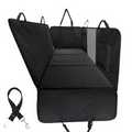 NEW Waterproof Hard Bottom Car & Truck Seat Foldable Hammock Cover With Storage Pockets, Side Flaps, Headrest Straps, Seat Anchors, & Mesh Window (+FREE SAFETY BELT!)