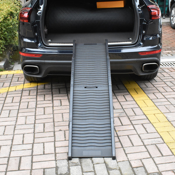 Folding Dog Ramp for Cars, SUVs, & Trucks with Easy Access for Large Dogs