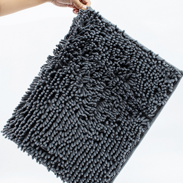 Paw-Drying Floor Mat With Superabsorbent Quick-Dry Microfiber & Non-Slip Backing