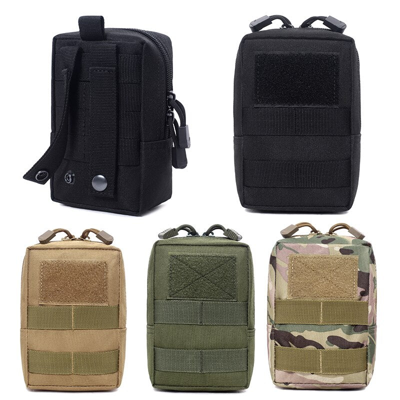 Tactical Utility MOLLE Pouch For Harness (3-Piece Set)