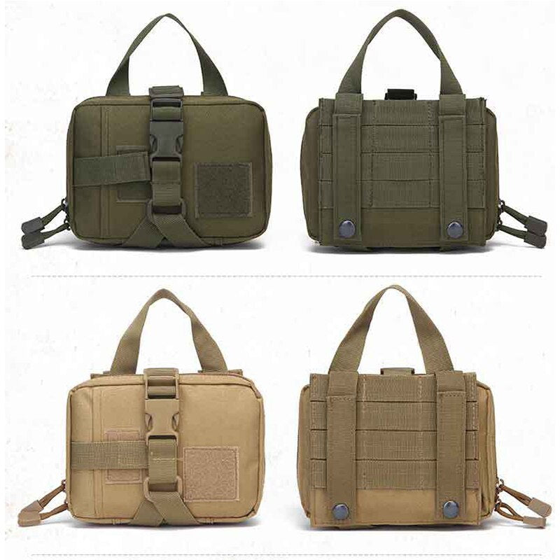 Tactical Utility MOLLE Pouch For Harness (3-Piece Set)