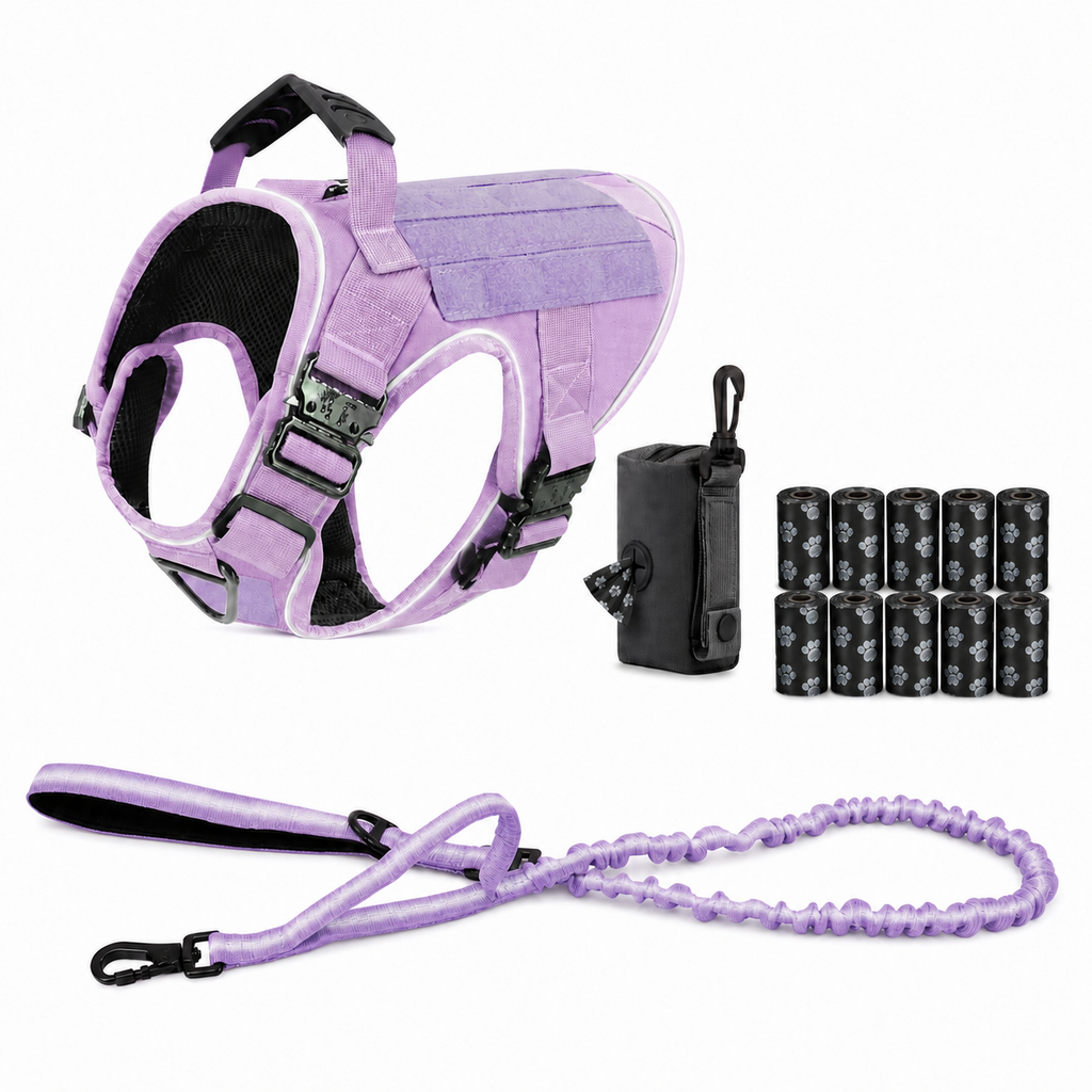 Team K9® Tactical No-Pull Dog Harness (4 Metal Buckles)