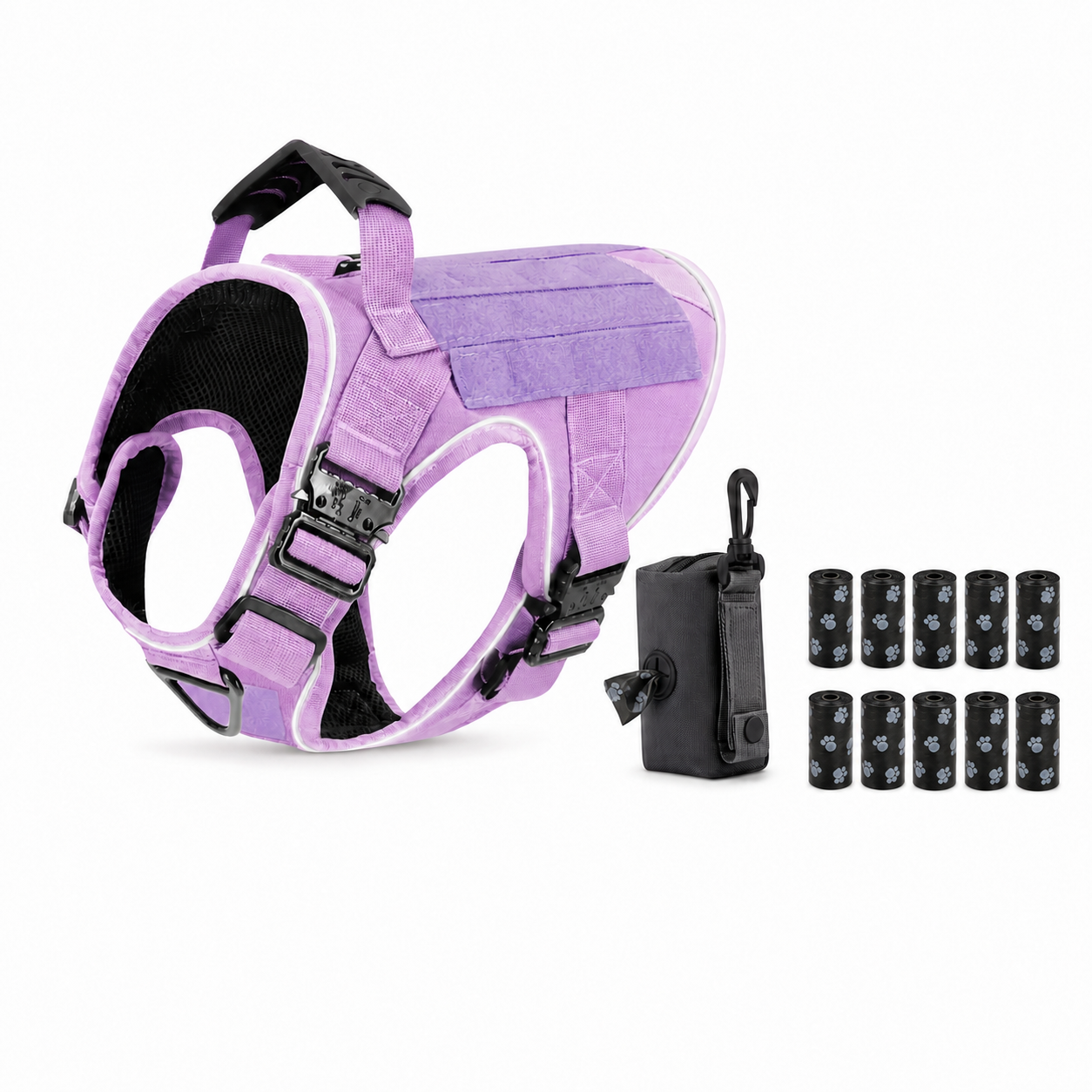 Team K9® Tactical No-Pull Dog Harness (4 Metal Buckles)