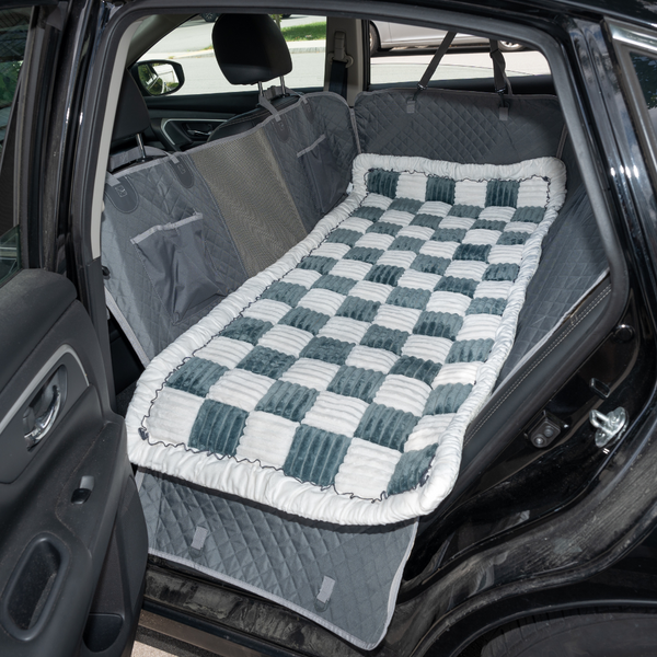 Plush Backseat Dog Bed (Made For The Hard Bottom Car Seat Cover)