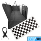 NEW Waterproof Hard Bottom Car & Truck Seat Foldable Hammock Cover With Storage Pockets, Side Flaps, Headrest Straps, Seat Anchors, & Mesh Window (+FREE SAFETY BELT!)