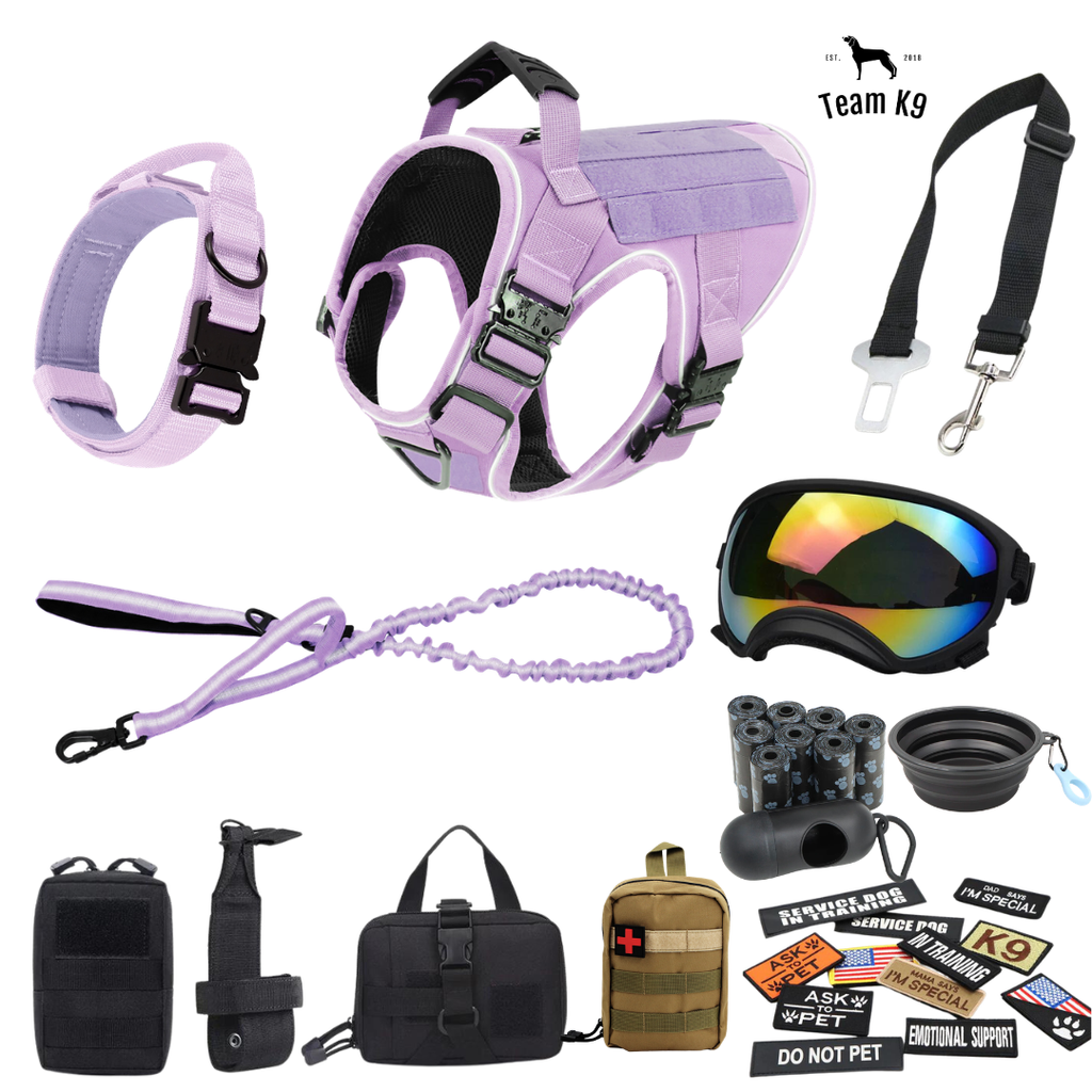 Team K9® Tactical No-Pull Dog Harness (4 Metal Buckles)