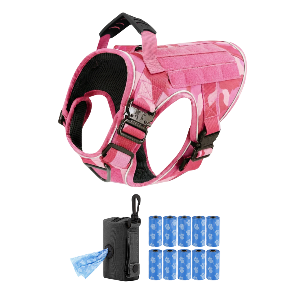 Team K9® Tactical No-Pull Dog Harness (4 Metal Buckles)