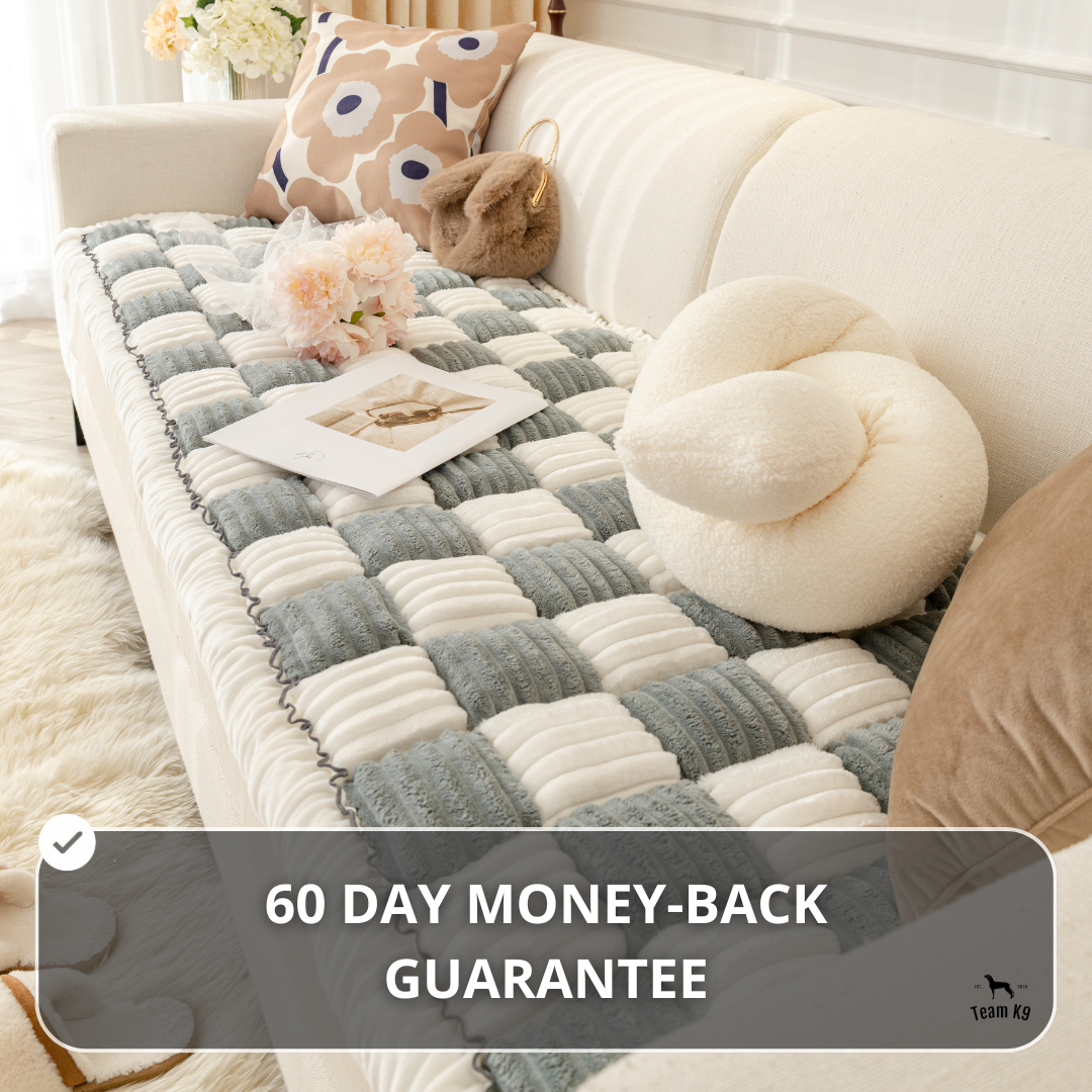 NEW 2-in-1 Furniture Protector & Dog Bed Couch Cover with Thick Orthopedic Padding, Non-Slip Grip, Scratch-Resistant Surface & Machine-Washable Fabric
