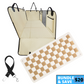 NEW Waterproof Hard Bottom Car & Truck Seat Foldable Hammock Cover With Storage Pockets, Side Flaps, Headrest Straps, Seat Anchors, & Mesh Window (+FREE SAFETY BELT!)