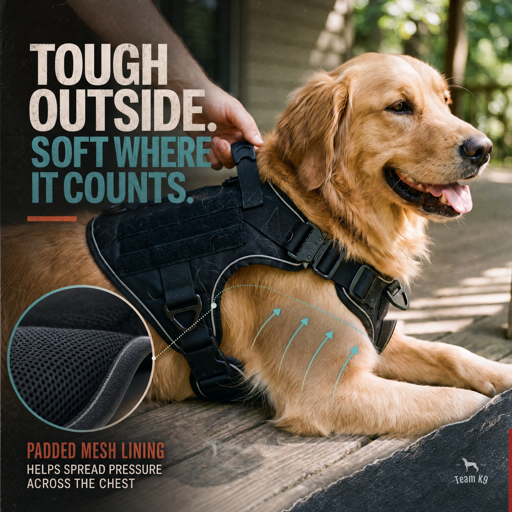 TK9 Swipe Story tk9-pdp-swipe-story-20260716 | all-metal-tactical-harness | 04 | Soft where it counts