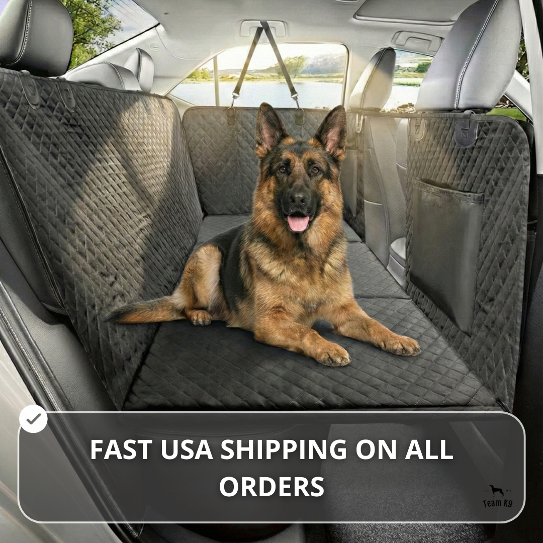 NEW Waterproof Hard Bottom Car & Truck Seat Foldable Hammock Cover With Storage Pockets, Side Flaps, Headrest Straps, Seat Anchors, & Mesh Window (+FREE SAFETY BELT!)