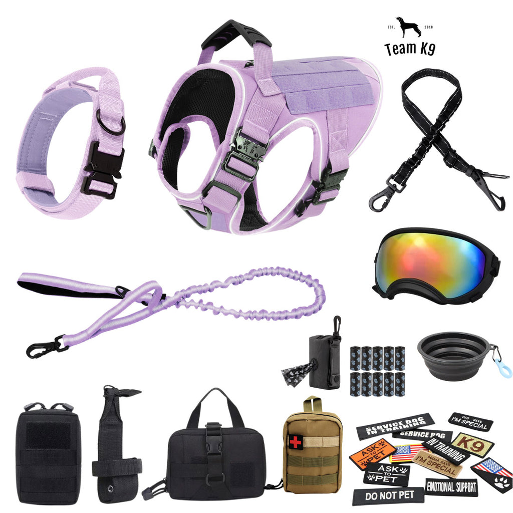 Team K9® Tactical No-Pull Dog Harness (4 Metal Buckles)