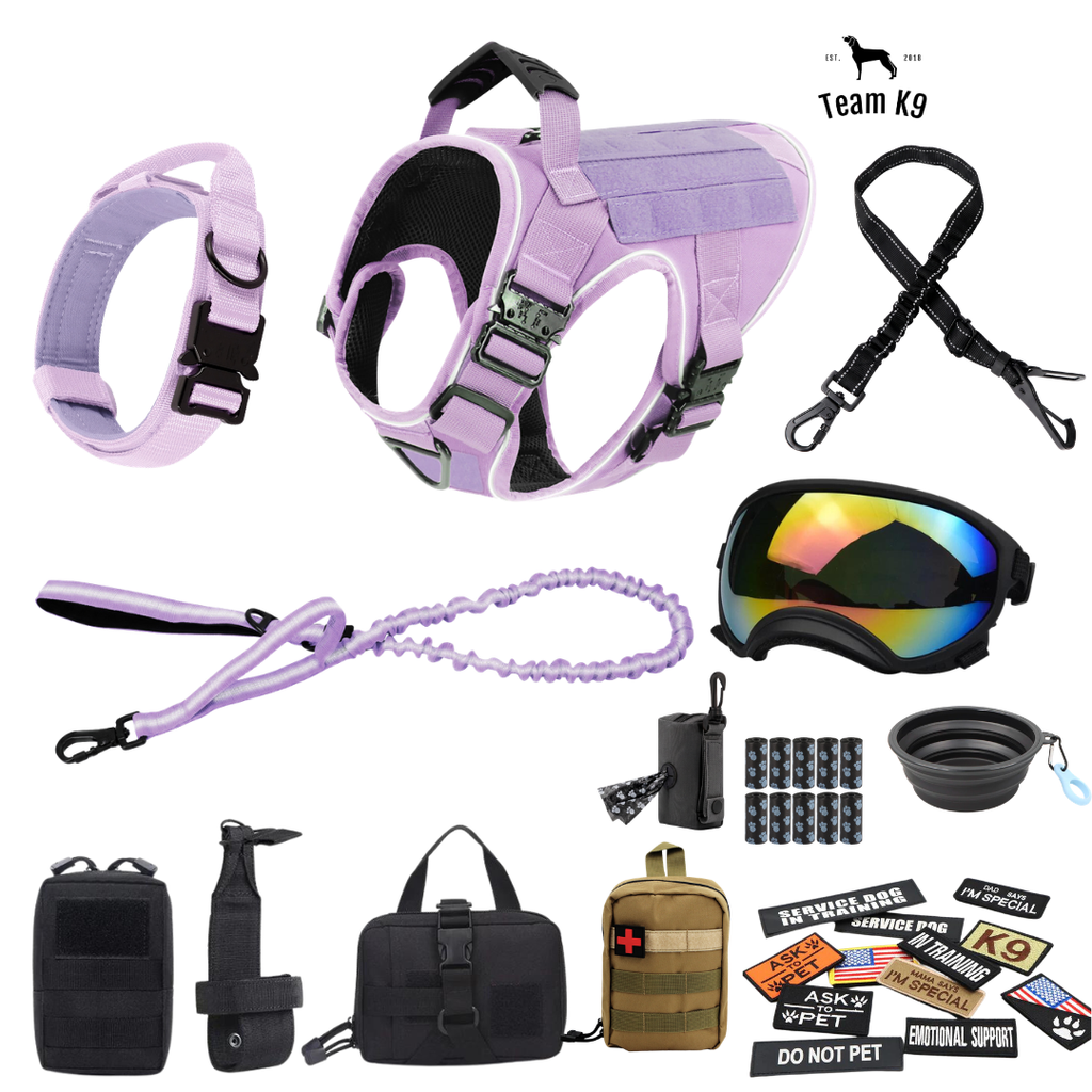 Team K9® Tactical No-Pull Dog Harness (4 Metal Buckles)