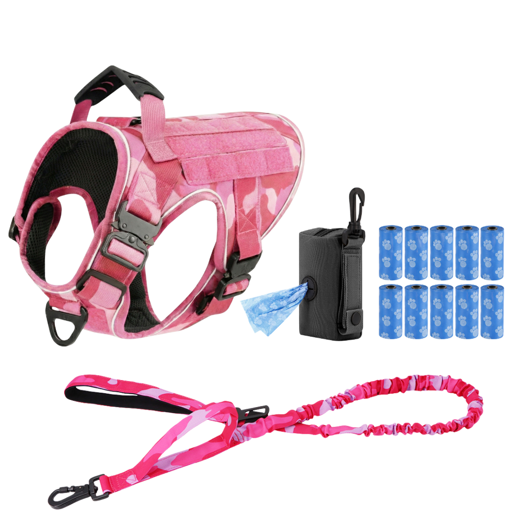 Team K9® Tactical No-Pull Dog Harness (4 Metal Buckles)