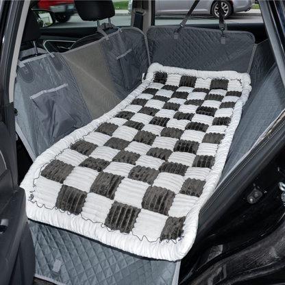 Plush Backseat Dog Bed (Made For The Hard Bottom Car Seat Cover)