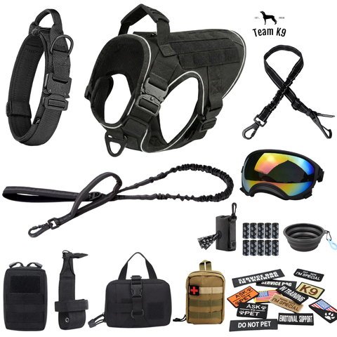 10-In-1 Tactical K9 Harness System