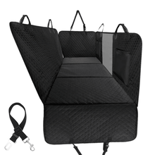 NEW Waterproof Hard Bottom Car & Truck Seat Foldable Hammock Cover With Storage Pockets, Side Flaps, Headrest Straps, Seat Anchors, & Mesh Window (+FREE SAFETY BELT!)