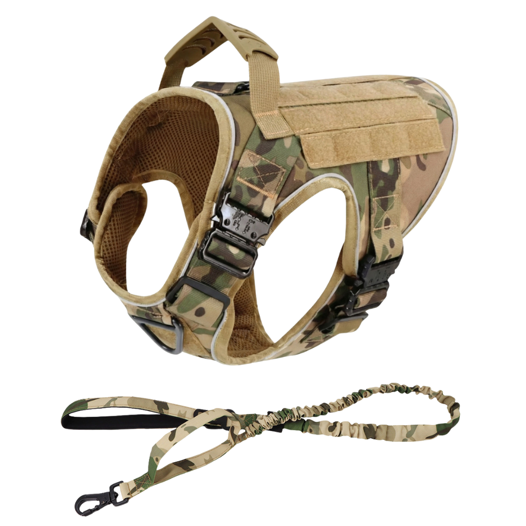 Team K9® Tactical No-Pull Dog Harness (4 Metal Buckles)