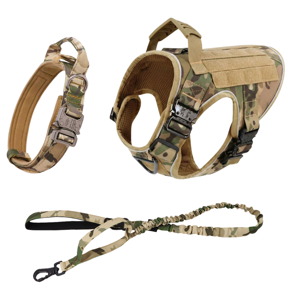 Team K9® Tactical No-Pull Dog Harness (4 Metal Buckles)