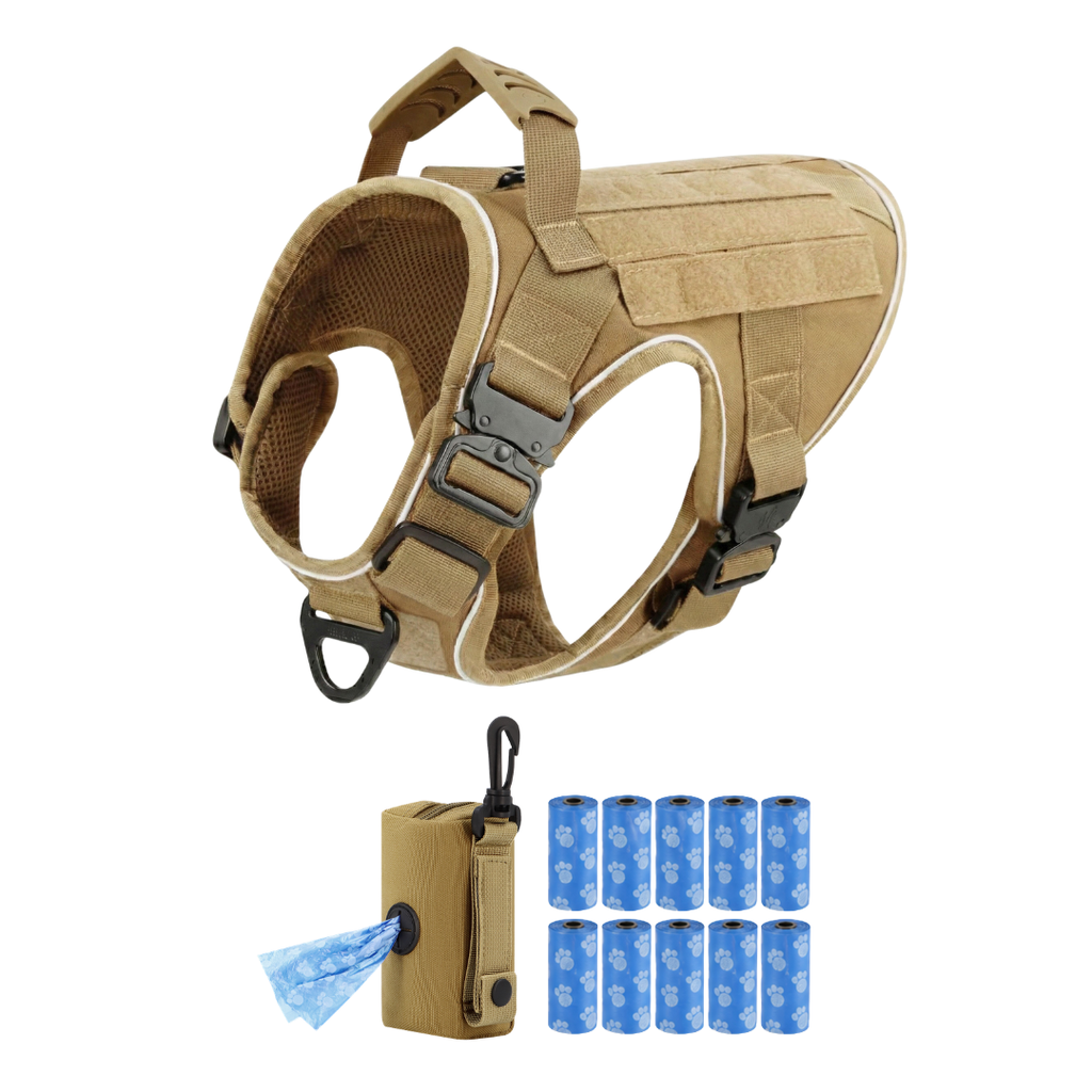 Team K9® Tactical No-Pull Dog Harness (4 Metal Buckles)
