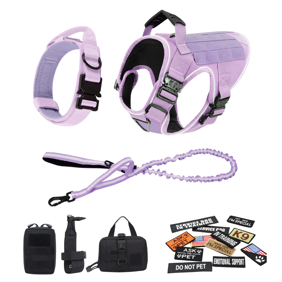 Team K9® Tactical No-Pull Dog Harness (4 Metal Buckles)