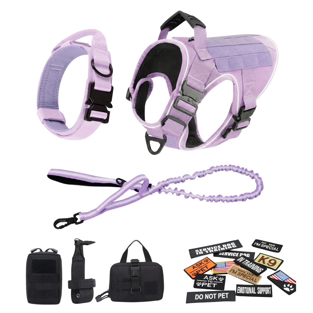 Team K9® Tactical No-Pull Dog Harness (4 Metal Buckles)
