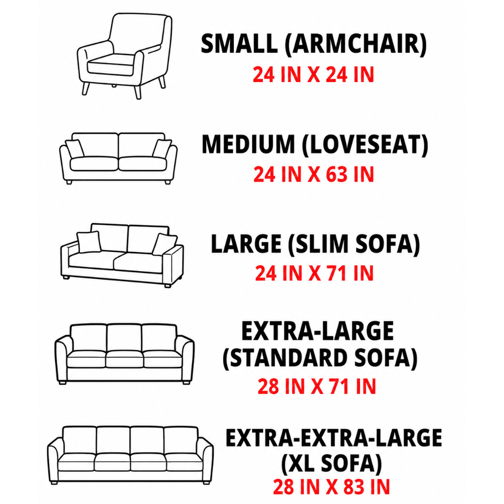 NEW 2-in-1 Furniture Protector & Dog Bed Couch Cover with Thick Orthopedic Padding, Non-Slip Grip, Scratch-Resistant Surface & Machine-Washable Fabric