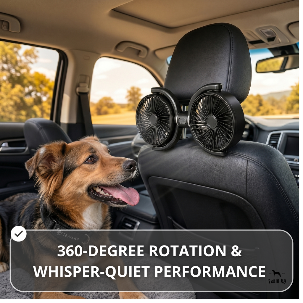 NEW Adjustable Backseat Dual Cooling Fans (Compatible with USB-A plug Only)