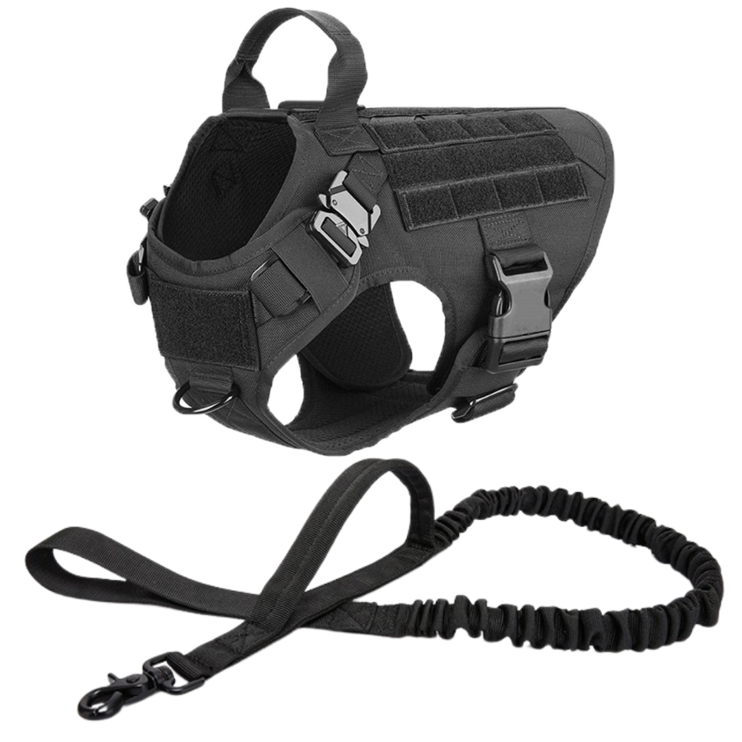 Multicam black online dog harness
