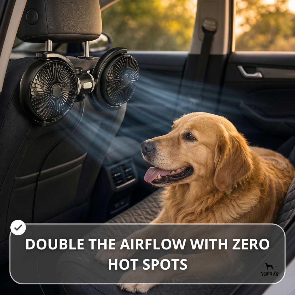 NEW Adjustable Backseat Dual Cooling Fans (Compatible with USB-A plug Only)