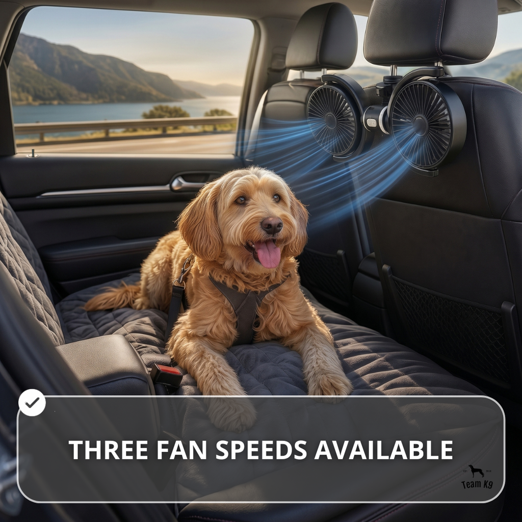 NEW Adjustable Backseat Dual Cooling Fans (Compatible with USB-A plug Only)