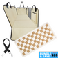 NEW Waterproof Hard Bottom Car & Truck Seat Foldable Hammock Cover With Storage Pockets, Side Flaps, Headrest Straps, Seat Anchors, & Mesh Window (+FREE SAFETY BELT!)