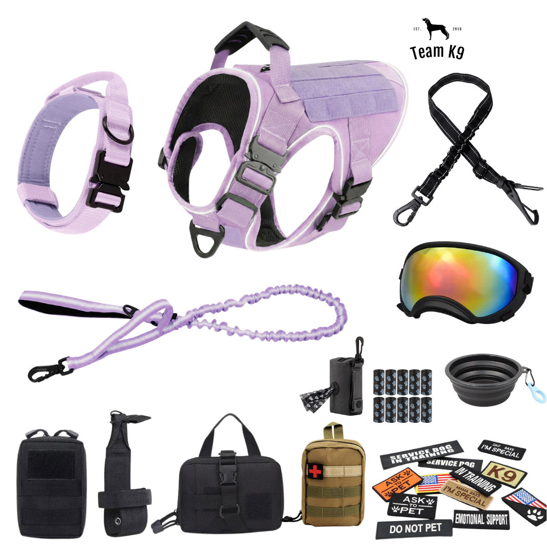 Team K9® Tactical No-Pull Dog Harness (4 Metal Buckles)