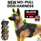 Classic Heavy-Duty Tactical No-Pull Team K9™ Dog Harness With Front & Back D-Rings, Quick-Release Metal-Buckles, Hook & Loop Panels, & Top Handle