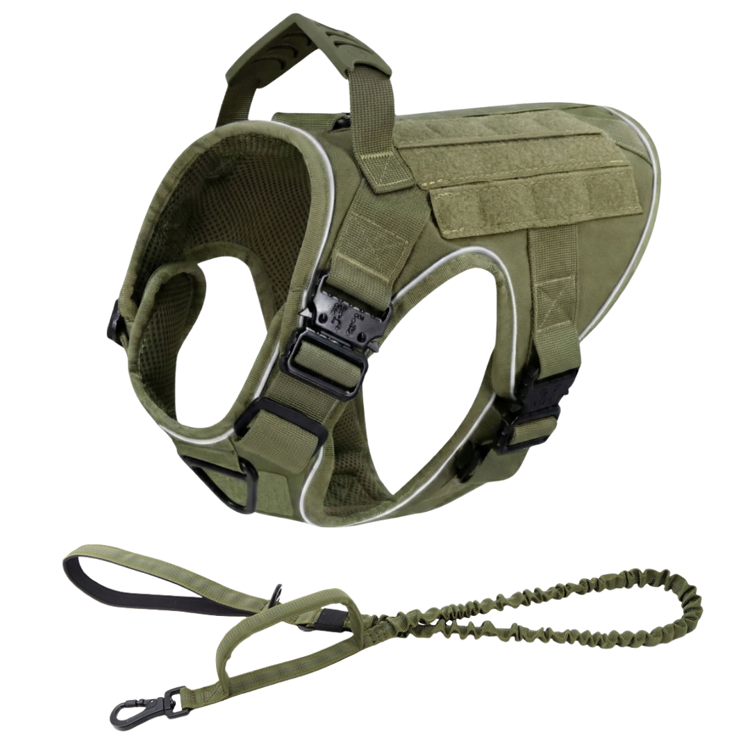 Team K9® Tactical No-Pull Dog Harness (4 Metal Buckles)