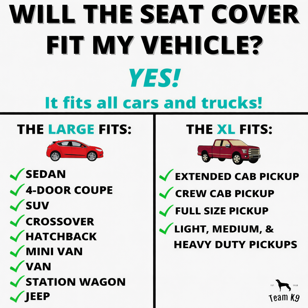 NEW Waterproof Hard Bottom Car & Truck Seat Foldable Hammock Cover With Storage Pockets, Side Flaps, Headrest Straps, Seat Anchors, & Mesh Window (+FREE SAFETY BELT!)