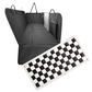 NEW Waterproof Hard Bottom Car & Truck Seat Foldable Hammock Cover With Storage Pockets, Side Flaps, Headrest Straps, Seat Anchors, & Mesh Window (+FREE SAFETY BELT!)