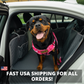 NEW Waterproof Hard Bottom Car & Truck Seat Foldable Hammock Cover With Storage Pockets, Side Flaps, Headrest Straps, Seat Anchors, & Mesh Window (+FREE SAFETY BELT!)