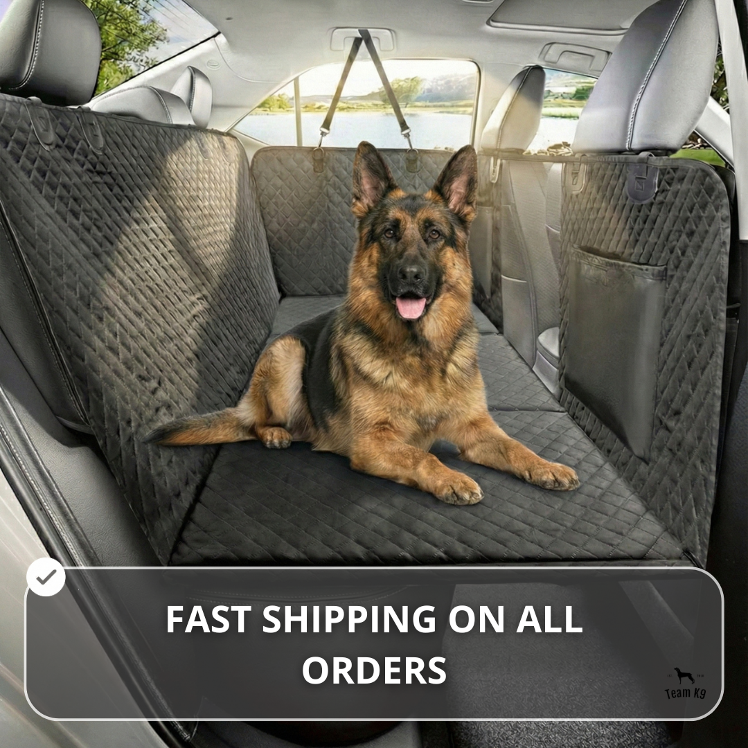 NEW Waterproof Hard Bottom Car & Truck Seat Foldable Hammock Cover With Storage Pockets, Side Flaps, Headrest Straps, Seat Anchors, & Mesh Window (+FREE SAFETY BELT!)