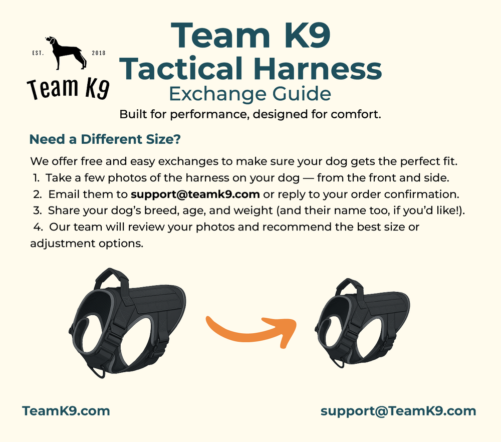 Team K9 Free Exchange Process