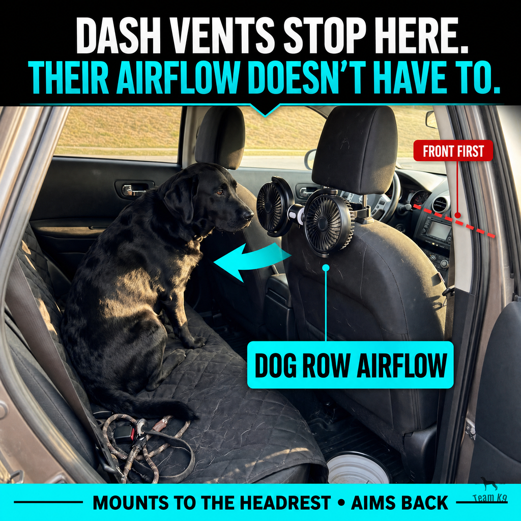 TK9 Swipe Story tk9-pdp-swipe-story-20260716 | dual-headrest-cooling-fans-usb-a | 02 | Dash vents stop here