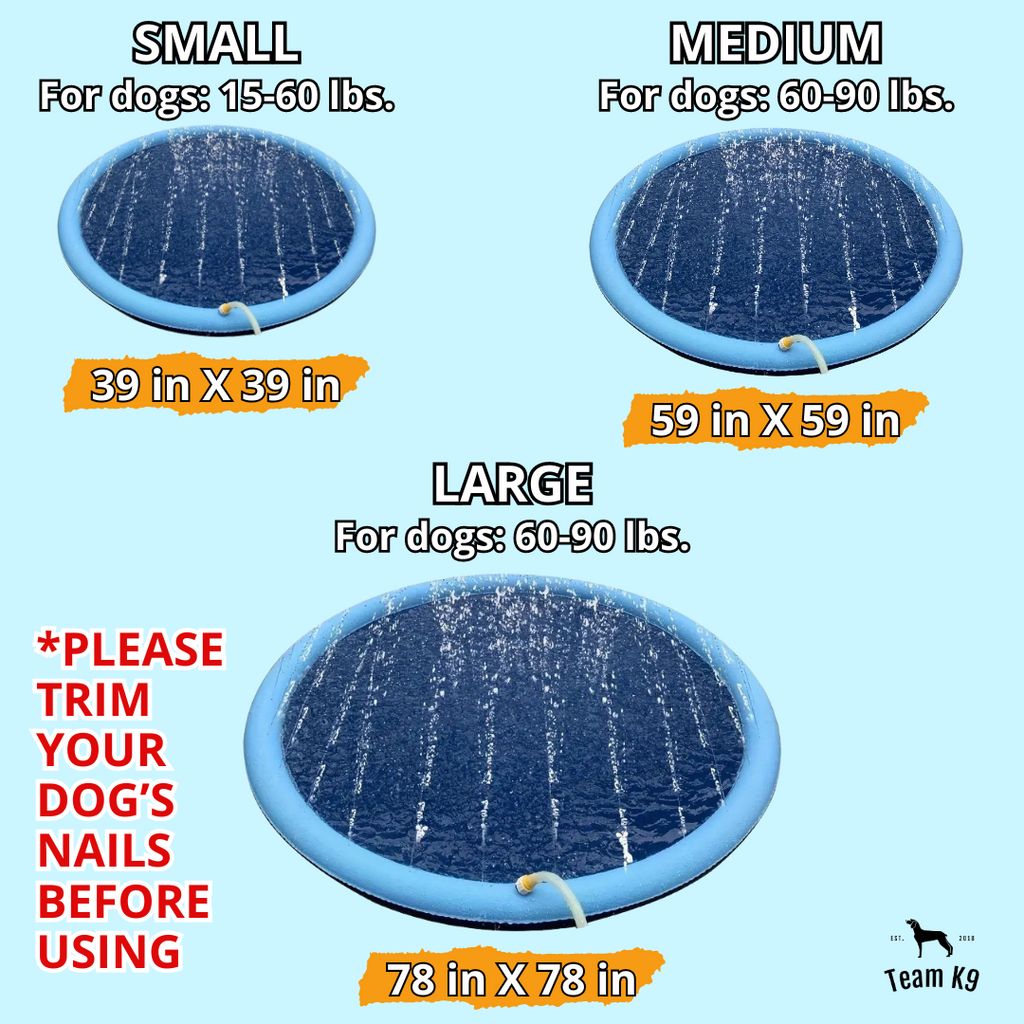 NEW Inflatable Splash Pad Fountain Toy For Dogs