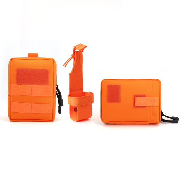 Tactical Utility MOLLE Pouch For Harness (3-Piece Set)