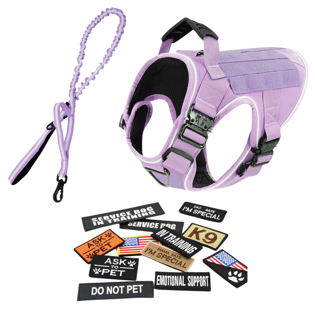 Team K9® Tactical No-Pull Dog Harness (4 Metal Buckles)