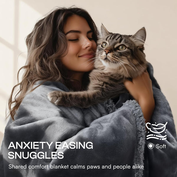 Water-Resistant Dog Throw Blanket