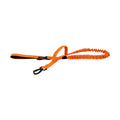 Heavy-Duty Double-Handle Tactical Bungee K9 Dog Leash with Padded Handles, Seatbelt Attachment, & Reinforced Swivel Clip