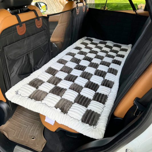 Plush Backseat Dog Bed (Made For The Hard Bottom Car Seat Cover)