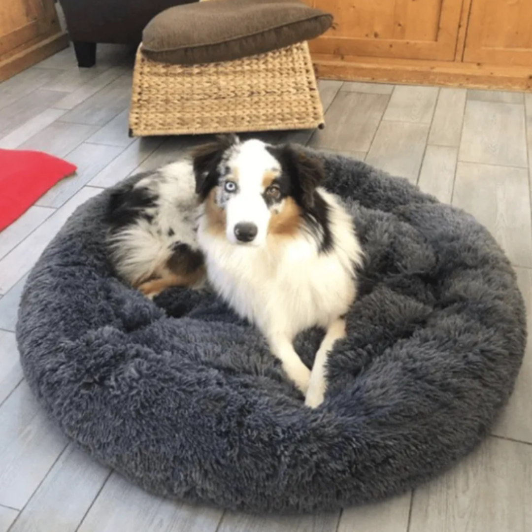 NEW Ultra-Plush Calming Dog Bed