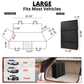 NEW Waterproof Hard Bottom Car & Truck Seat Foldable Hammock Cover With Storage Pockets, Side Flaps, Headrest Straps, Seat Anchors, & Mesh Window (+FREE SAFETY BELT!)